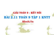 Bài 2.21 SGK Toán 9 tập 1 Kết nối tri thức